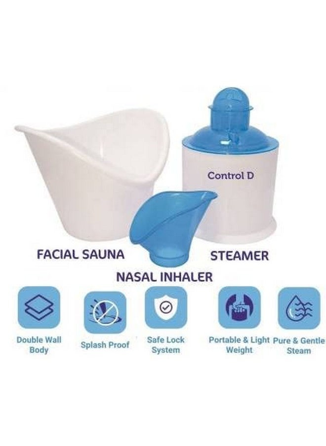 All In One Steamer Inhaler Vaporizer For Cold And Cough, Facial Steamer For Face And Nose, Water Steamer, Steamer For Kids And Adults