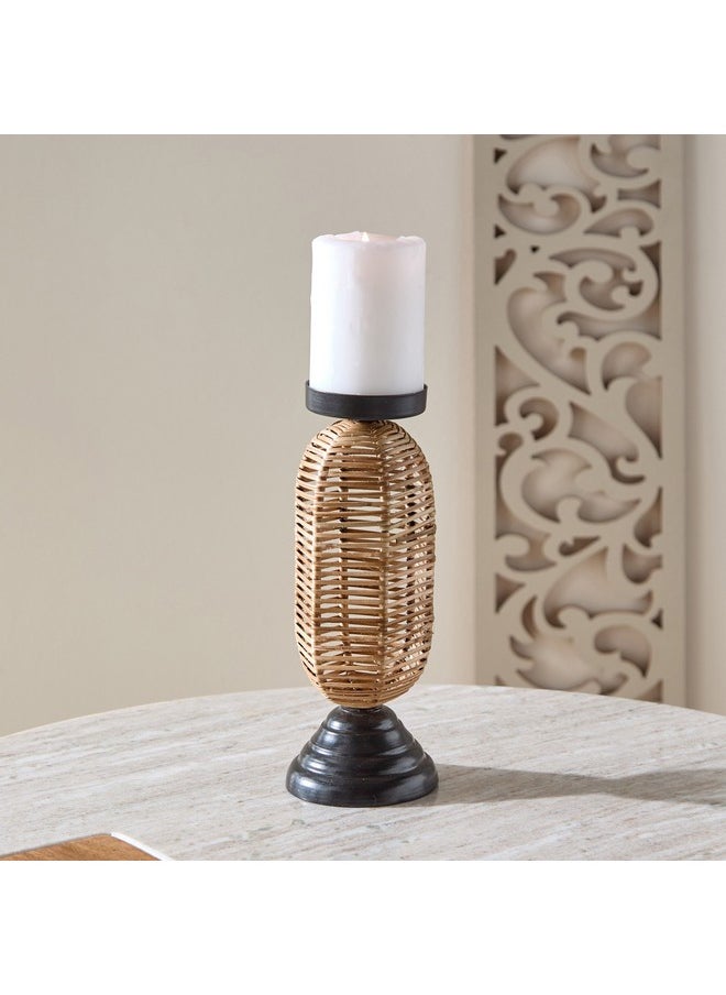 Drane Metal Pillar Candleholder 8 x 8 x 22.5 cm