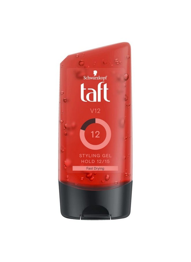 Schwarzkopf Power V12 Hair Gel, 12 Speed Hold With Fast Drying Formulation