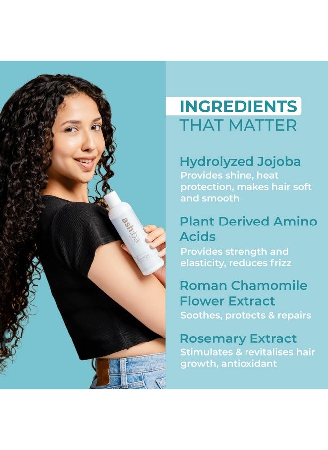 Curl Defining Gel For Curly & Wavy Hair | Enhances Curls, Controls Frizz & Medium-Strong Hold For Women & Men| With Rosemary, Amino Proteins & Chamomile | Silicone Free - 237 Ml