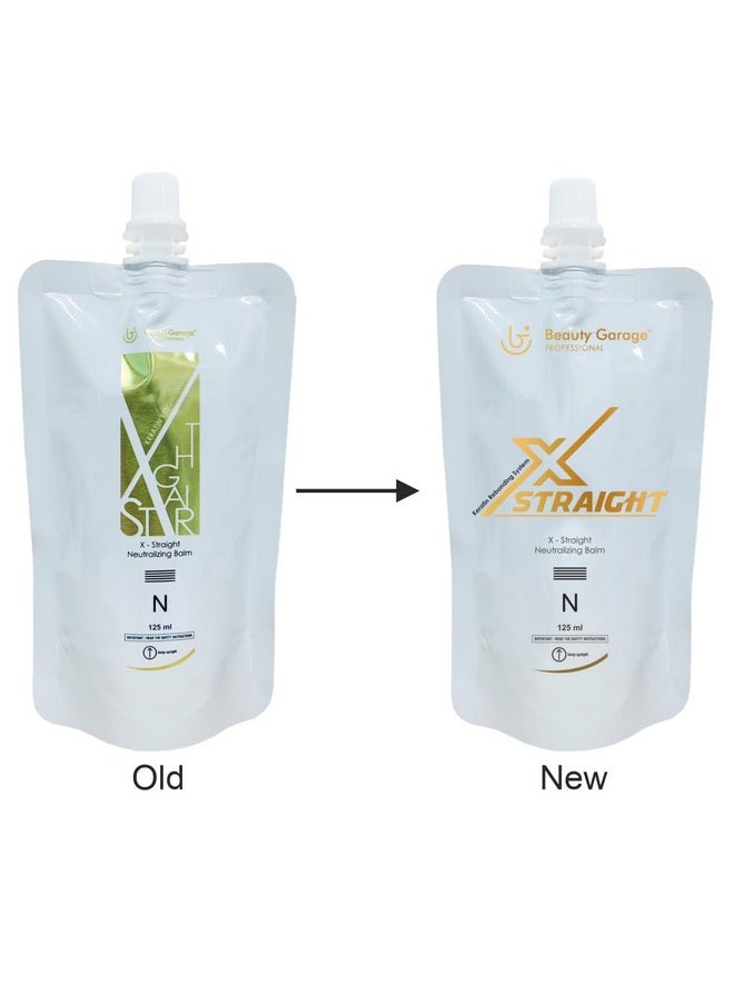 X-Straight Hair Straightening Cream Set (Intense Cream + Neutralizing Cream) 125Ml Each