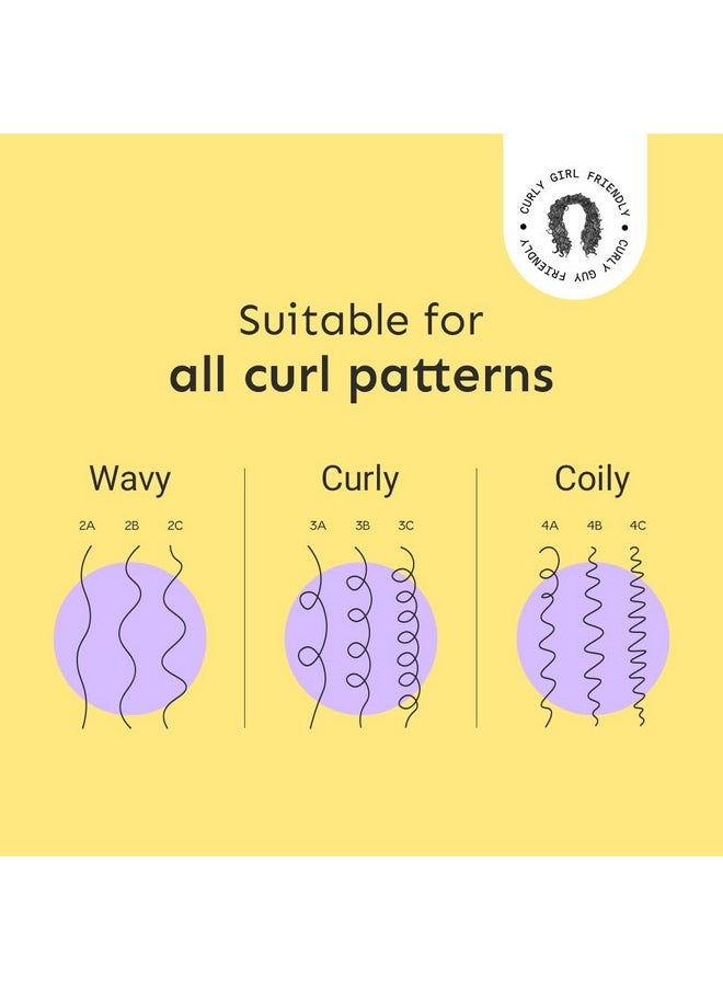 Curl Gel For Frizzy, Wavy, Curly Hair | Natural Long-Lasting Hold & Definition | Tames Frizz | Aloe Vera, Abyssinian Seed Oil, Argan Oil & Soy Protein | No Sulphate,Paraben,Silicone | 150Ml X 1