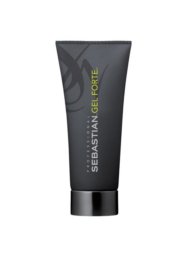 Professional Gel Forte Hair Gel | 200 Ml | Ultra Strong Hold Hair Gel | Non-Sticky Hair Styler With Shimmering Finish & Shine