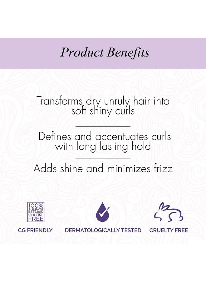 Curl Defining Cream - All In One Leave In Conditioner Moisturizes, Enhances Natural Curl Definition & Provides Medium Hold To Dry Frizzy, Wavy & Curly Hair 150G