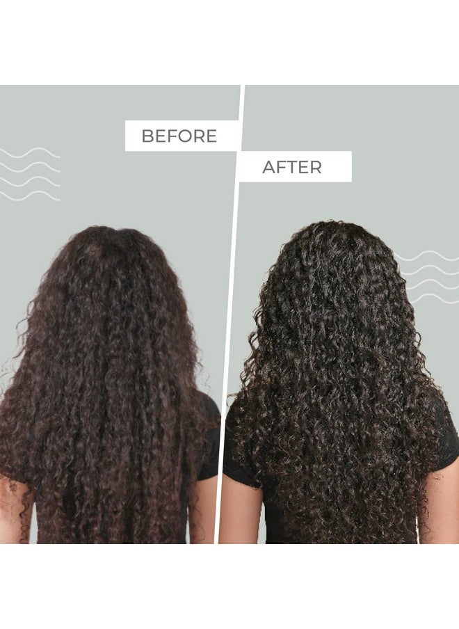 Curl Moisture Milk For Very Dry, Frizzy, Damaged, Curly & Wavy Hair | Leave In Cream With Moringa, Argan & Shea Butter For Deep Moisture, Frizz Control & Shine | For Men & Women - 100Ml