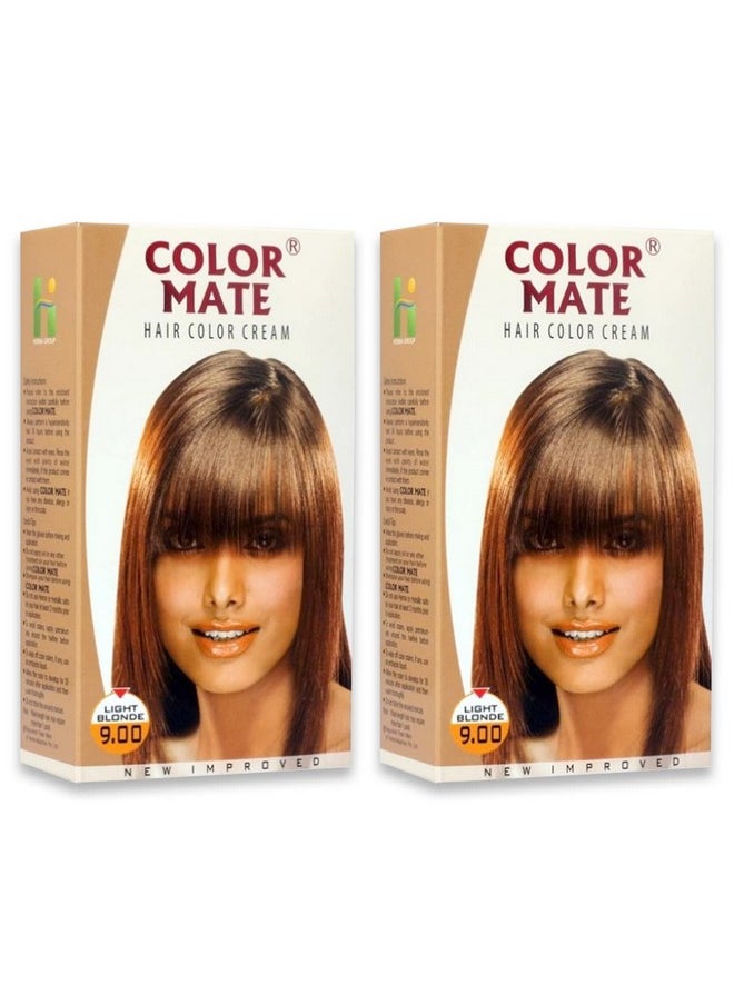 Hair Color Cream - Light Blonde 130 Ml (Pack Of 2)