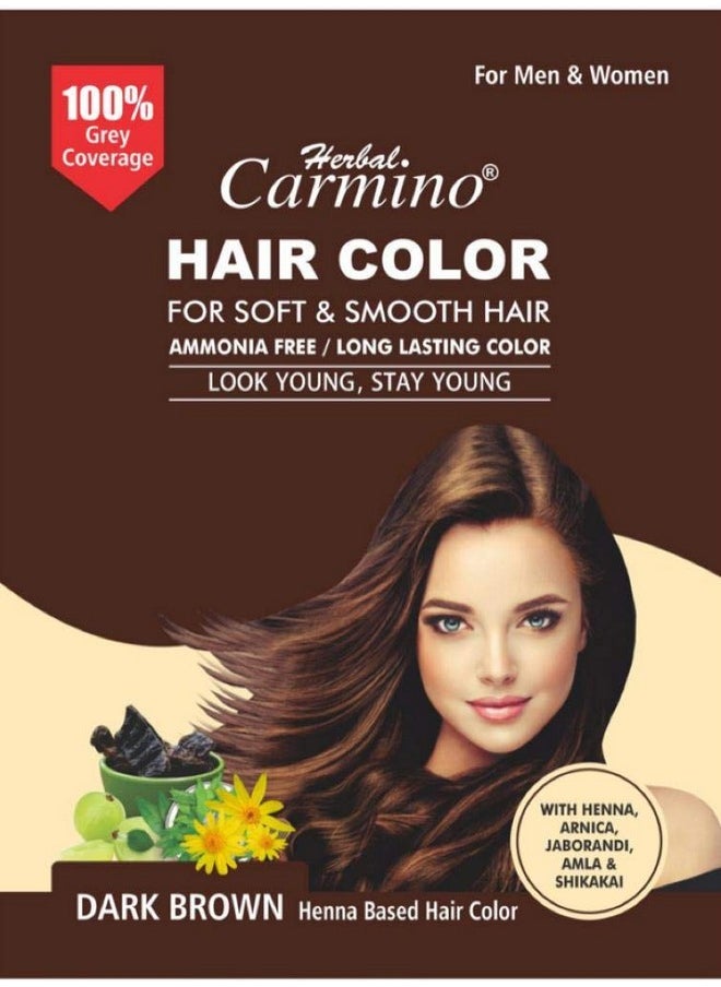 Hair Color Dark Brown 20G (Pack Of 12)