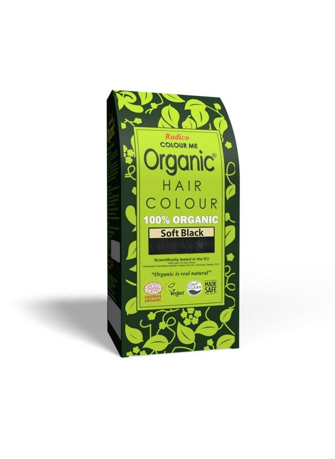 Colour Me Organic Hair Colour - 100 G (Soft Black)