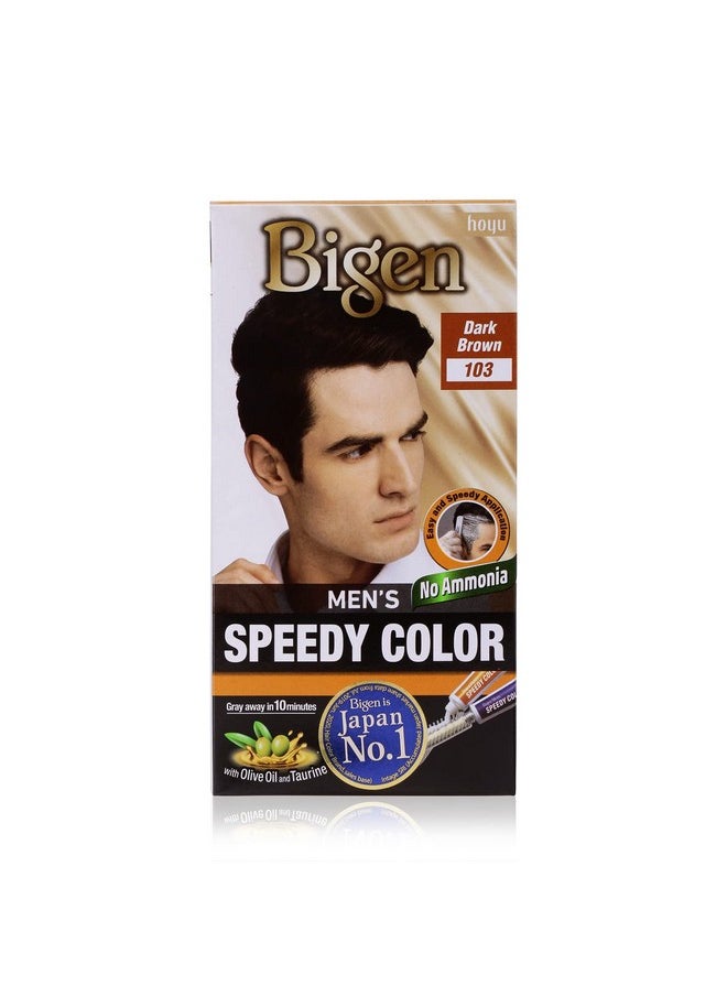 Men'S Speedy Color, Hair Color, 80G - Dark Brown 103 (Pack Of 1)