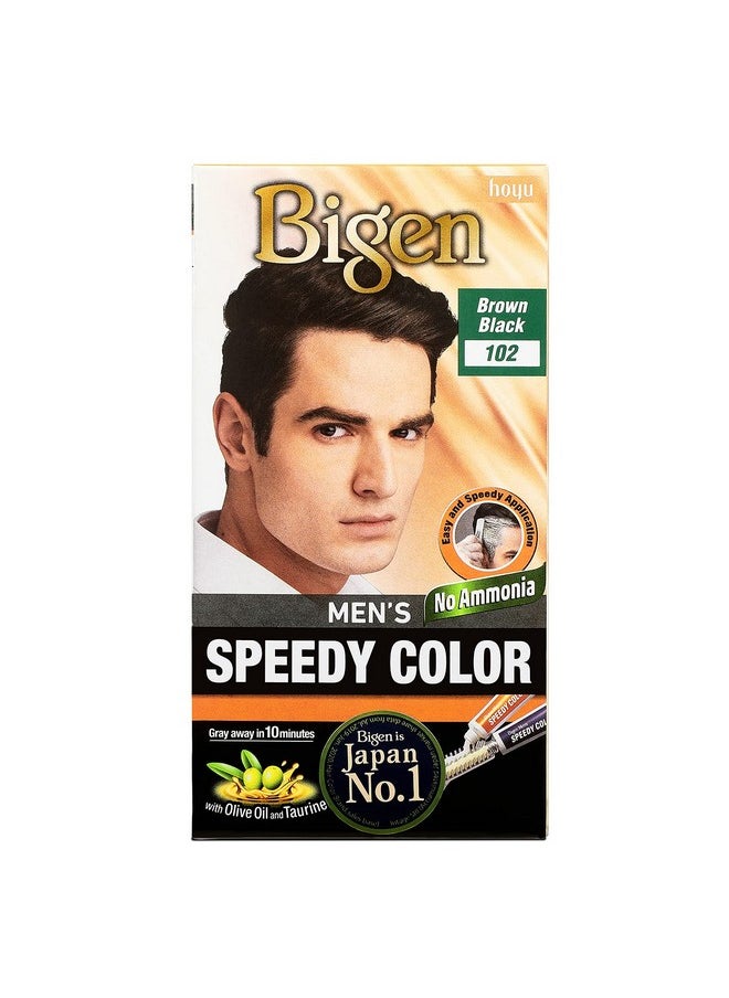 Men'S Speedy Color, Hair Color, 80G - Brown Black 102 (Pack Of 1)