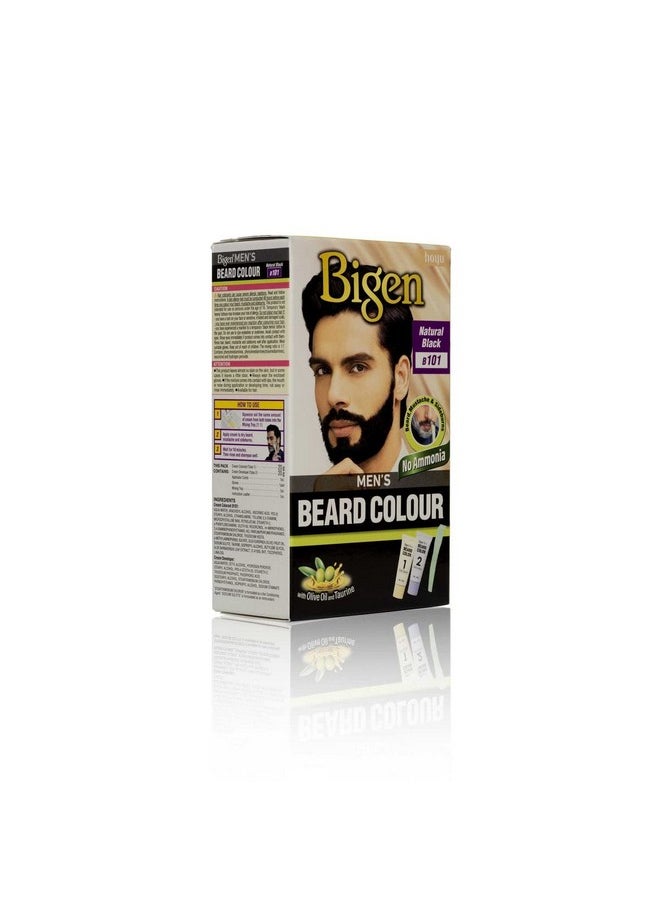 Mens Beard Colour Natural Black B101