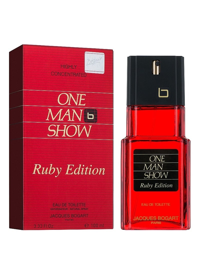 Pack of 2 One Man Show Ruby and Silver Fragrance 200ml