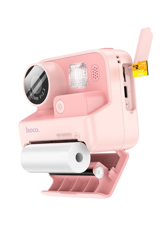 hoco DV200 Dual Lens Children Printing Camera – 48MP Photos, 720P Videos, 2-Inch IPS HD Display