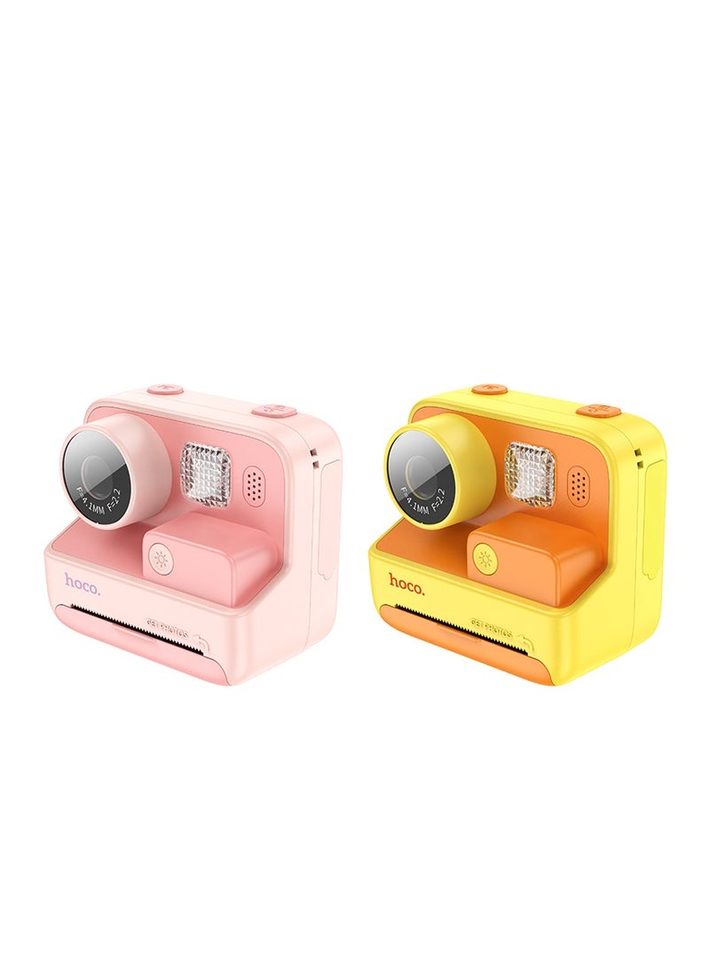 hoco DV200 Dual Lens Children Printing Camera – 48MP Photos, 720P Videos, 2-Inch IPS HD Display