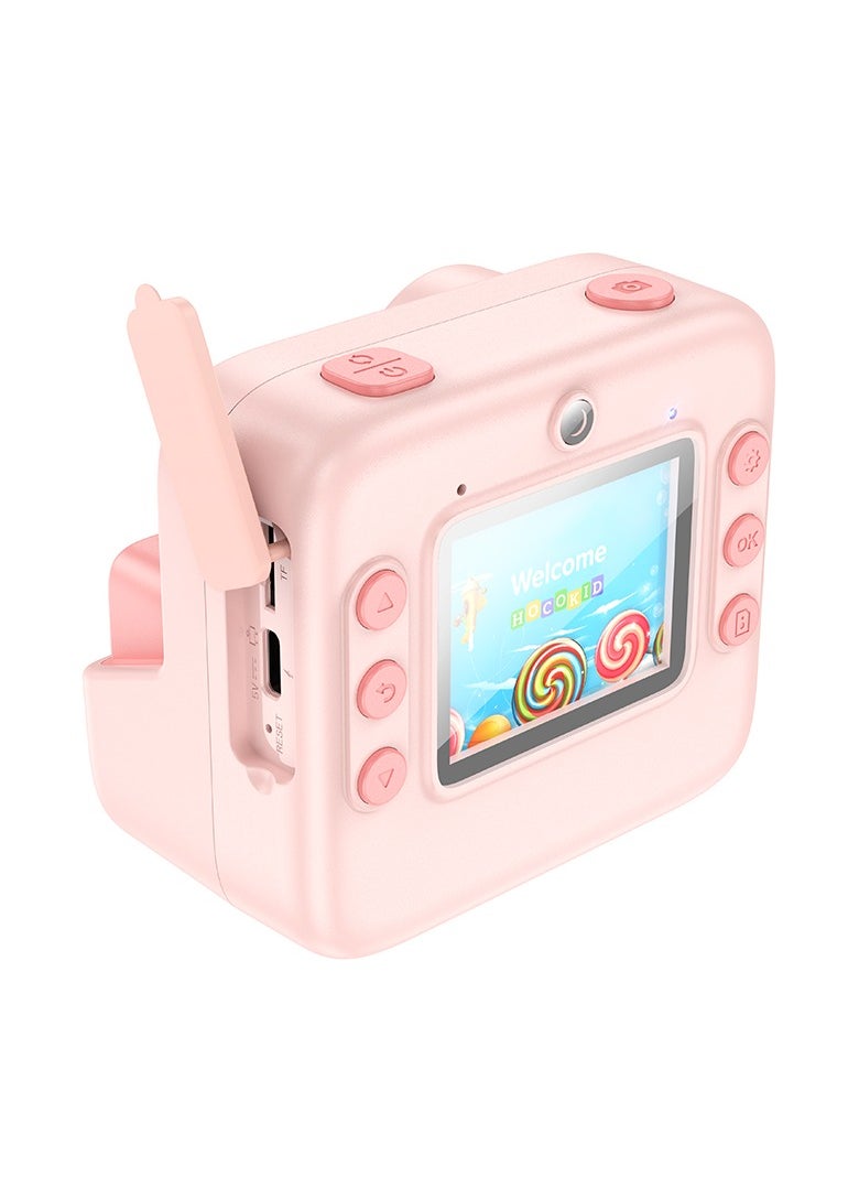 hoco DV200 Dual Lens Children Printing Camera – 48MP Photos, 720P Videos, 2-Inch IPS HD Display