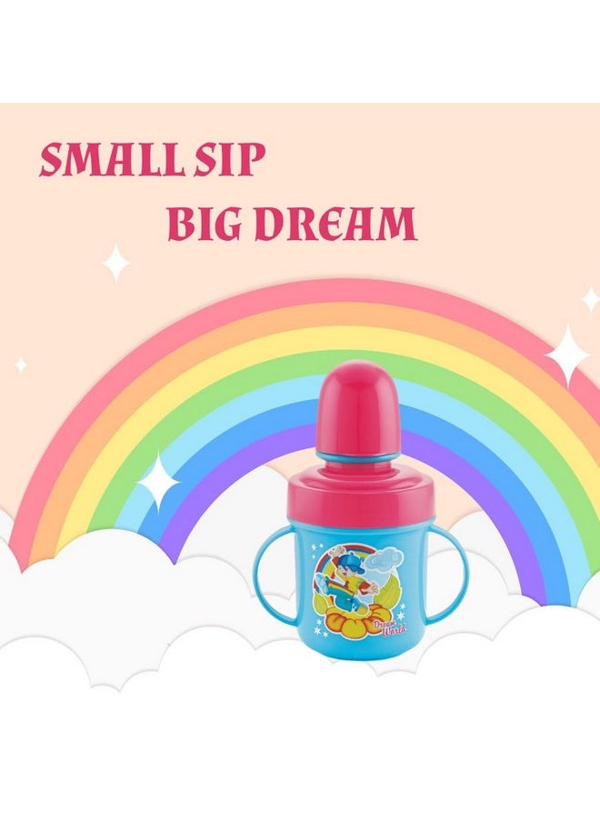 Hippo Stainless Steel Baby Spout Sipper Cup For Kids Age 3 Months To 18 Months 250 Ml (Sky Blue)