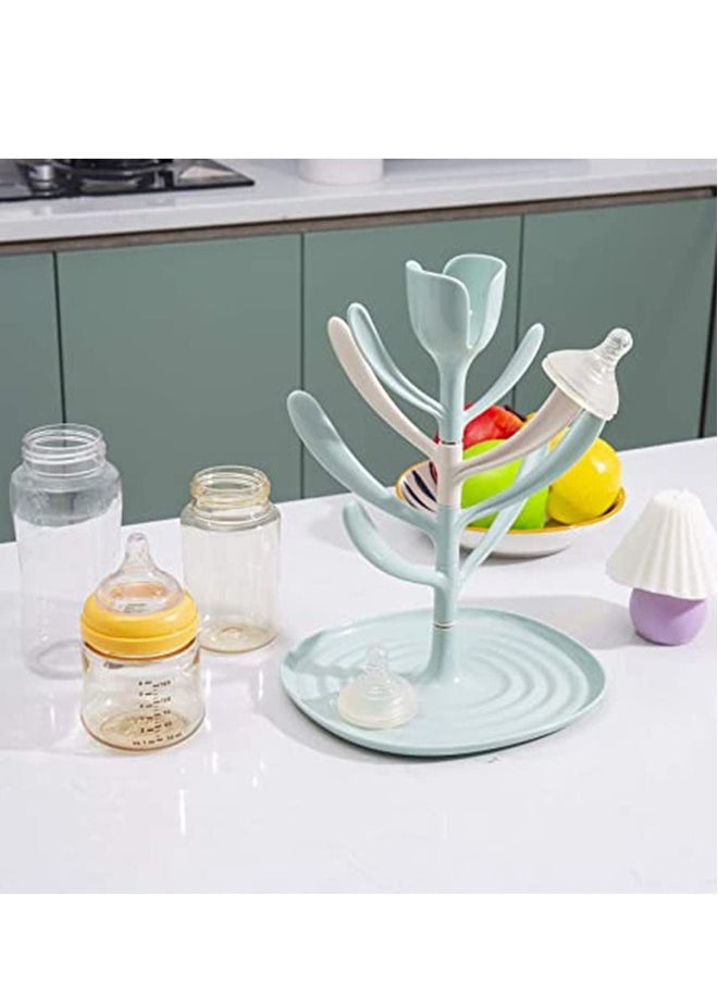 Bottle Bottle Drying Rack Beautiful Design Easy to Clean with Removable Water Tray Used for Teats