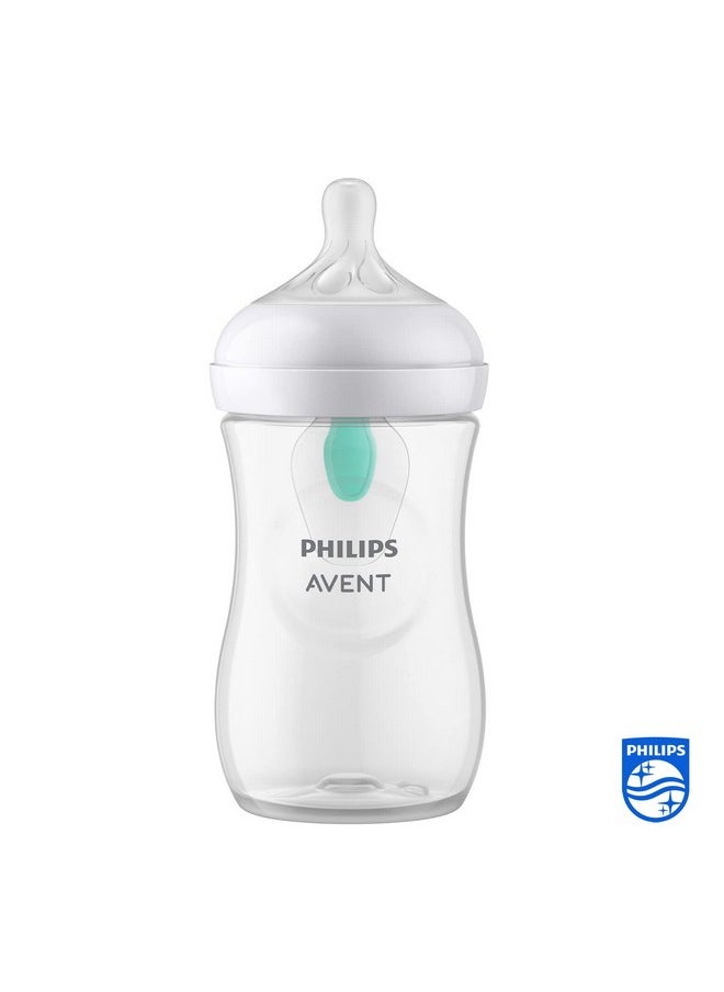 Ps Avent Natural Response Baby Bottle - 260Ml Baby Milk Bottle With Airfree Vent | Bpa Free For Newborn Babies Aged 1 Months+ | Scy673/01