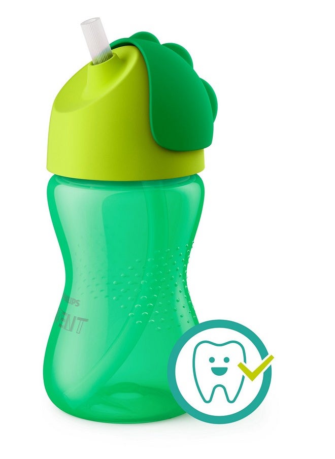 Ps Avent Straw Cup, 10Oz (Green, Plastic)