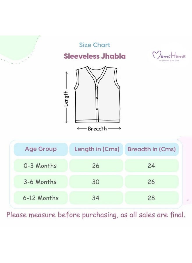 Baby Unisex Organic Cotton Muslin Jhabla | Pack Of 5 | Multicolor (3-6 Months)