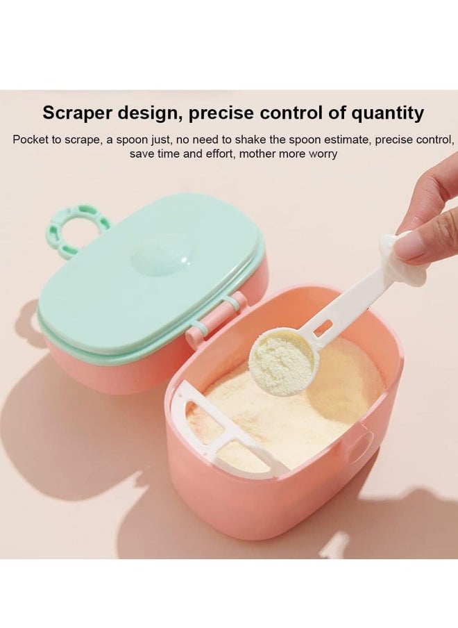 Formula Powder Pots Milk Dispenser 410ML Baby Food Snacks Storage Portable Sealed Moisture-Proof for Outing Activities and Travel Feeding