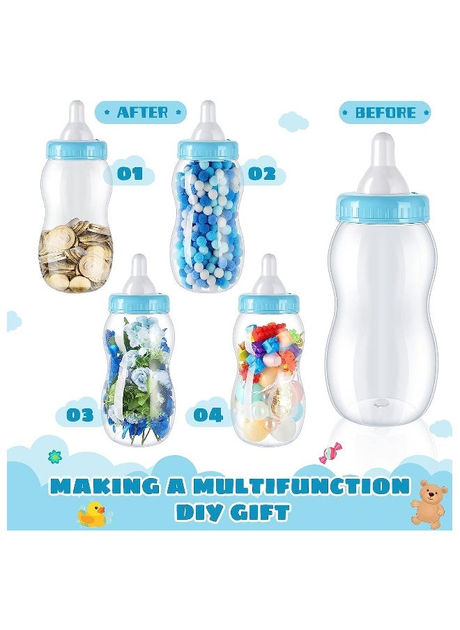 Fillable Feeding Bottle Candy Box Plastic Candy Bottle, Baby Clear Bottle Shower Favor, Baby Bottle Piggy Bank for Girl Boy Candy Party Decor, 2 Pcs