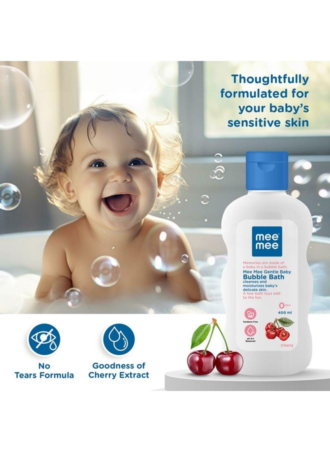 Gentle Baby Bubble Bath Liquid (With Cherry Extracts- 500 Ml)