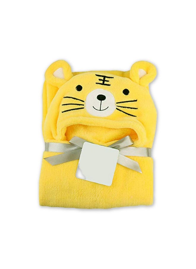 Polyester Towel (1 Piece, Yellow) - 250Tc, 86.36 X 81.28 Cm