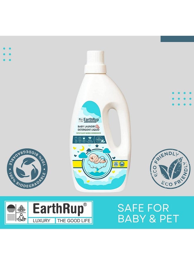 Baby Laundry Liquid Detergent, With Bio-Enzymes 100% Natural And Eco-Freindly Baby Laundry Liquid Pack Of 1000Ml