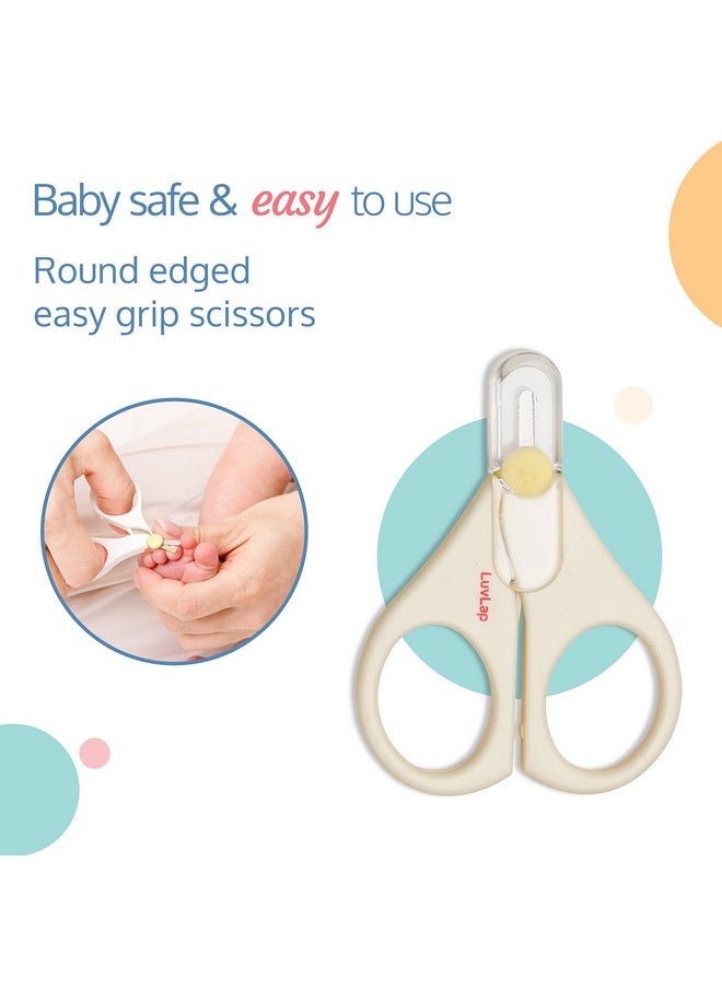 7In1 Baby Grooming Kit,Portable Baby Grooming Kit For New Born Baby,Finger Brush,Hair Brush,Comb,Baby Nail Scissor,Baby Nail Cutter,Tweezer,Nail Filer,Newborn,Infants,Toddlers (White), 1 Count
