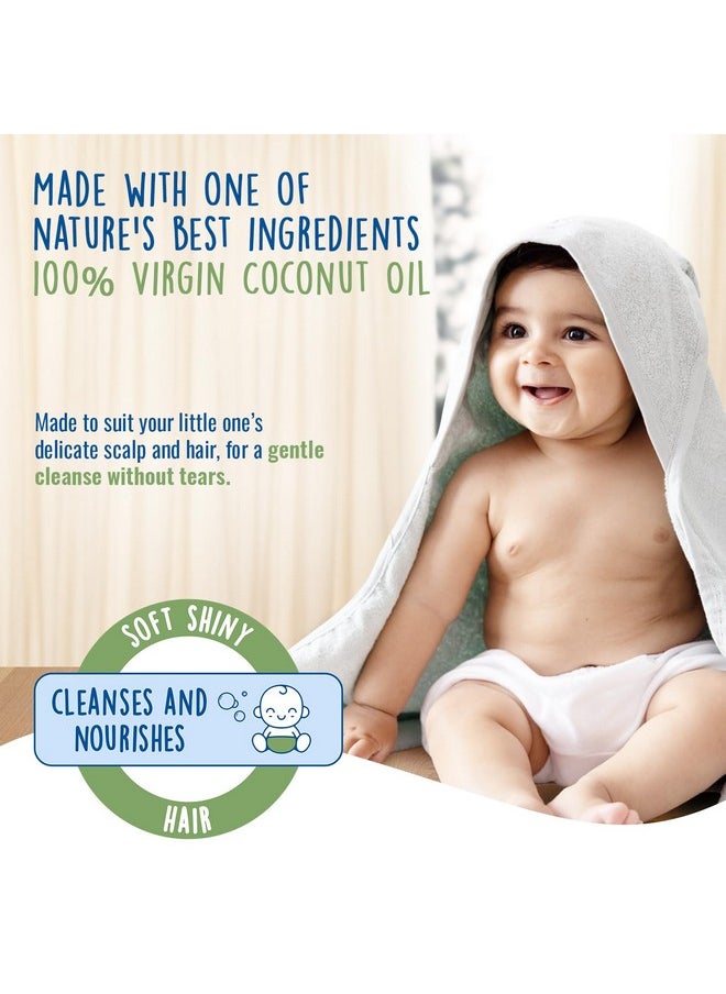 Baby Shampoo For Kids | Doctor Certified | Tear Free | Tender Coconut Water & Virgin Coconut Oil | Soft & Shiny Hair | 410Ml