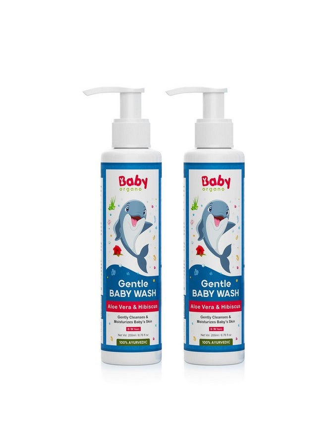 Deeply Nourishing Baby Wash 0-5 Yrs Tear-Free, Head To Toe, Gentle On Sensitive Skin 200Ml Pack 2