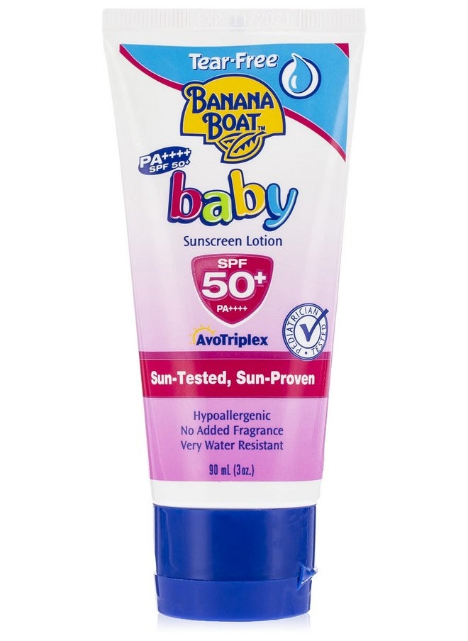 Sunscreen Lotion Combination Skin Uva & Uvb Protection Pa++++ Very Water And Sweat Resistant (Simply Protect Baby Spf 50 Pa+++, 90Ml)