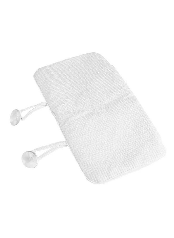 Inflatable Bathtub Pillow Anti-Slip Aerated Bath Pillow With Suction Cup Spa Bath Cushion For Head Neck Rest Relax, Home, Bathroom, White, 13.8