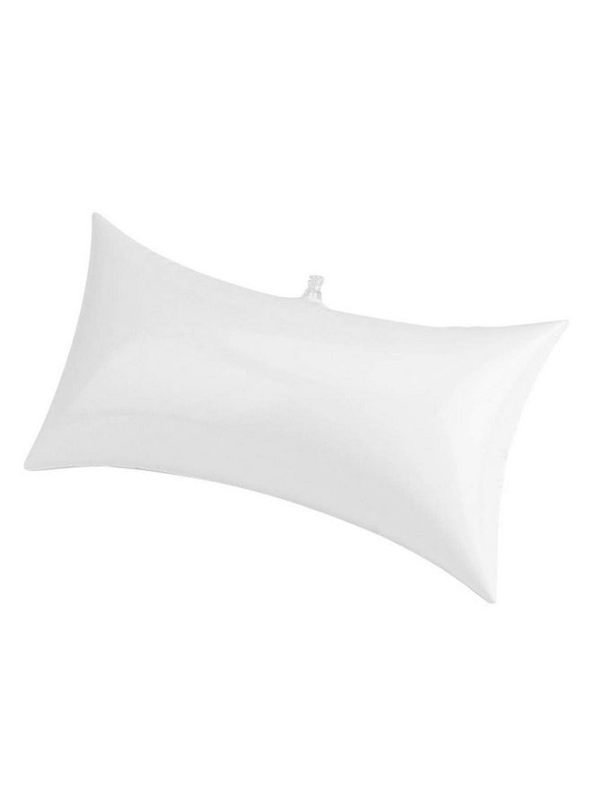 Inflatable Bathtub Pillow Anti-Slip Aerated Bath Pillow With Suction Cup Spa Bath Cushion For Head Neck Rest Relax, Home, Bathroom, White, 13.8