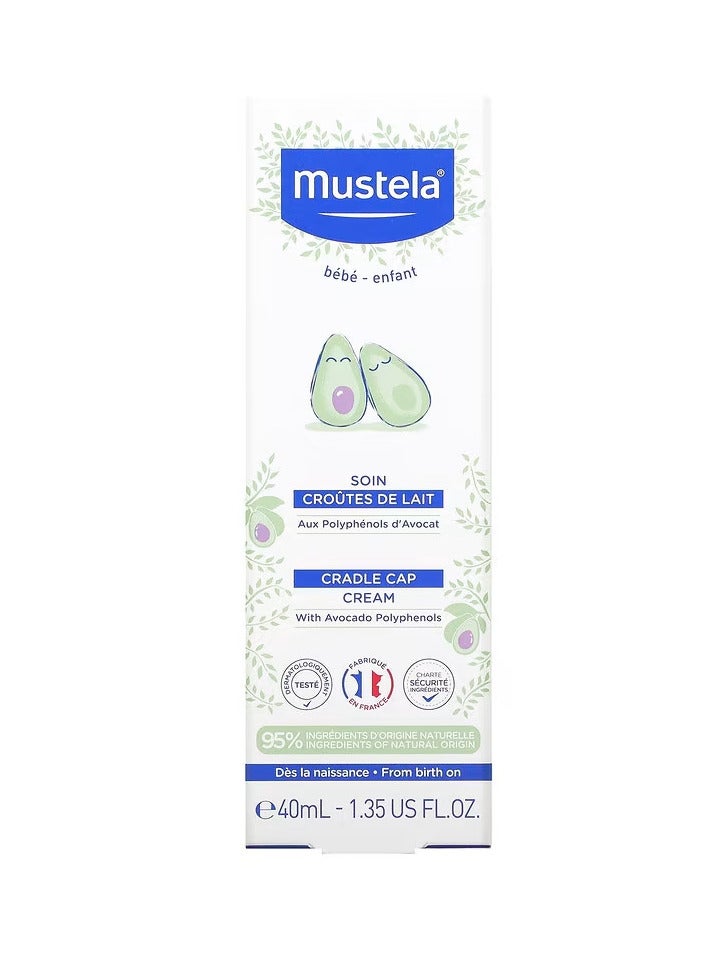 Pack Of 2 Mustela Cradle Cap Cream 40ml