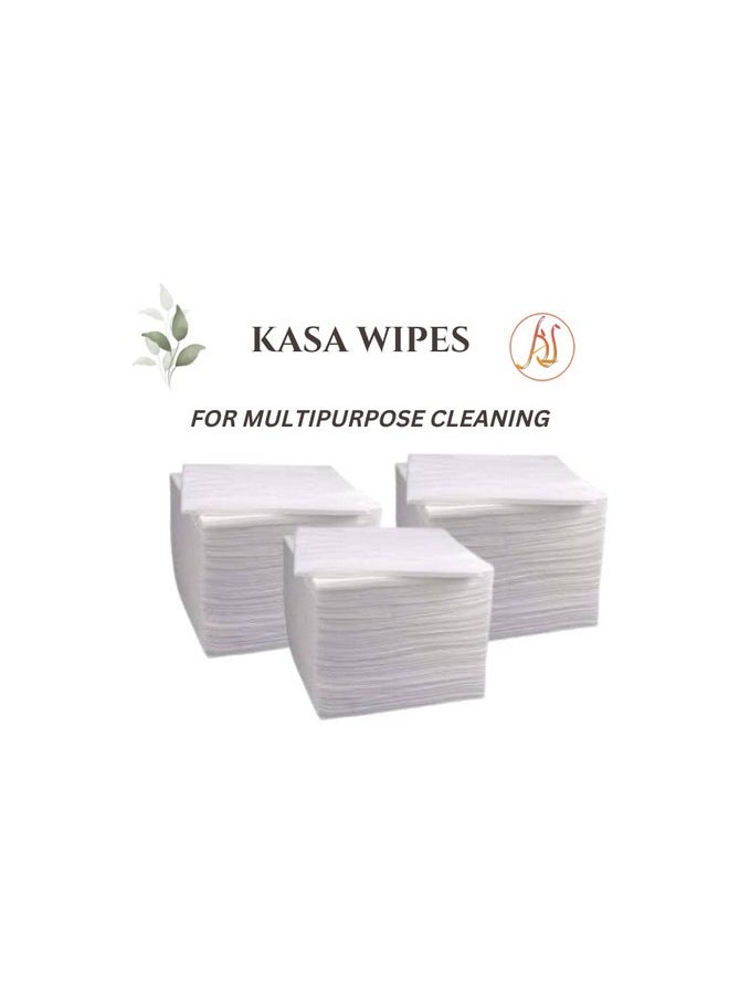 6X6 Ultra Soft Organic Cotton Dry Wipes For Baby And Adults (Pack Of 3-150 Wipes)