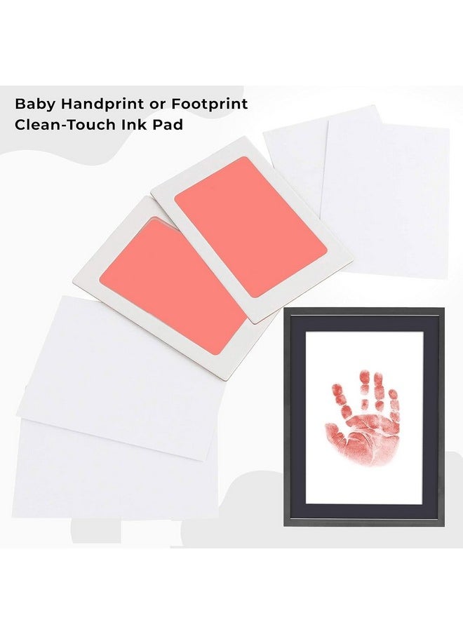 Ink Pad For Baby Hand And Footprints - Dog Paw Print Kit,Dog Nose Print Kit - Baby Footprint Kit, Clean Touch Baby Foot Printing Kit, Newborn Baby Handprint Kit Small