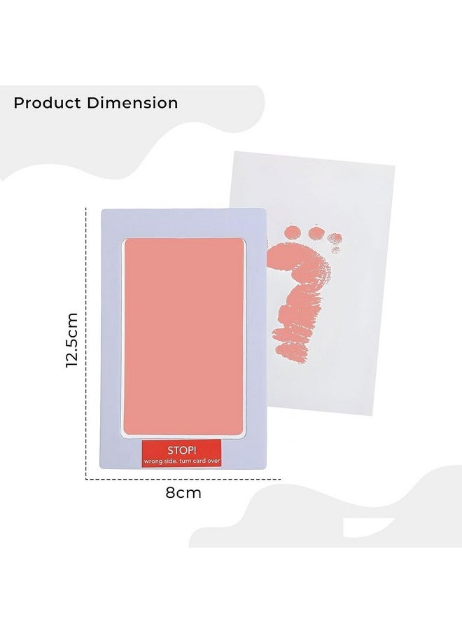 Ink Pad For Baby Hand And Footprints - Dog Paw Print Kit,Dog Nose Print Kit - Baby Footprint Kit, Clean Touch Baby Foot Printing Kit, Newborn Baby Handprint Kit Small