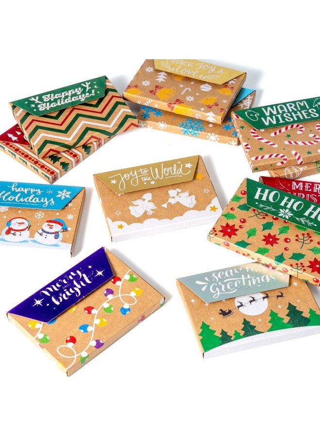 12Pcs Gift Card Boxes Holder For Christmas, 3.75