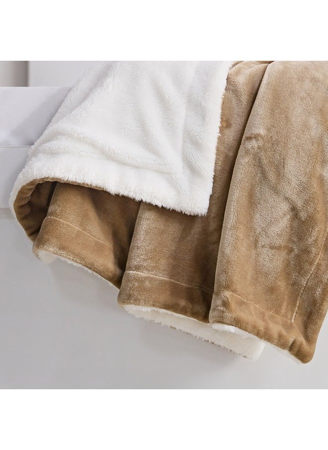 Snugsoft Flannel Double Layer King Blanket 240 x 220 cm