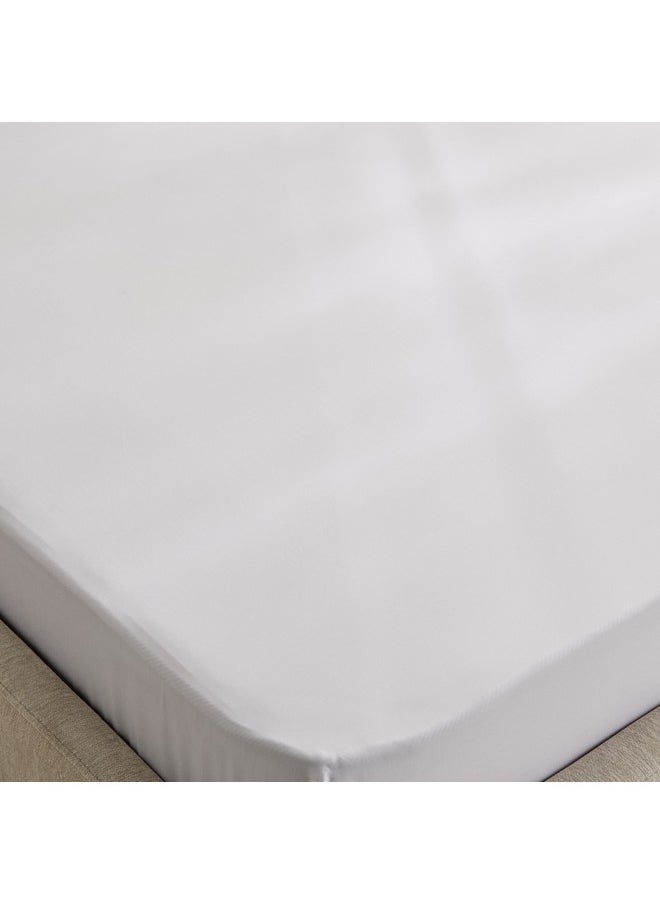 Purely Percale Twin Fitted Sheet 120 x 200 x 40 cm