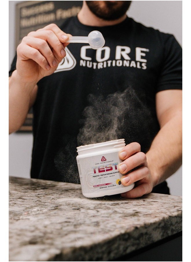 Core Nutritionals Platinum Test, Includes 3.6 Grams Calcium D-Aspartic Acid, Supports Healthy Testosterone Levels 28 Servings (Primal Punch)