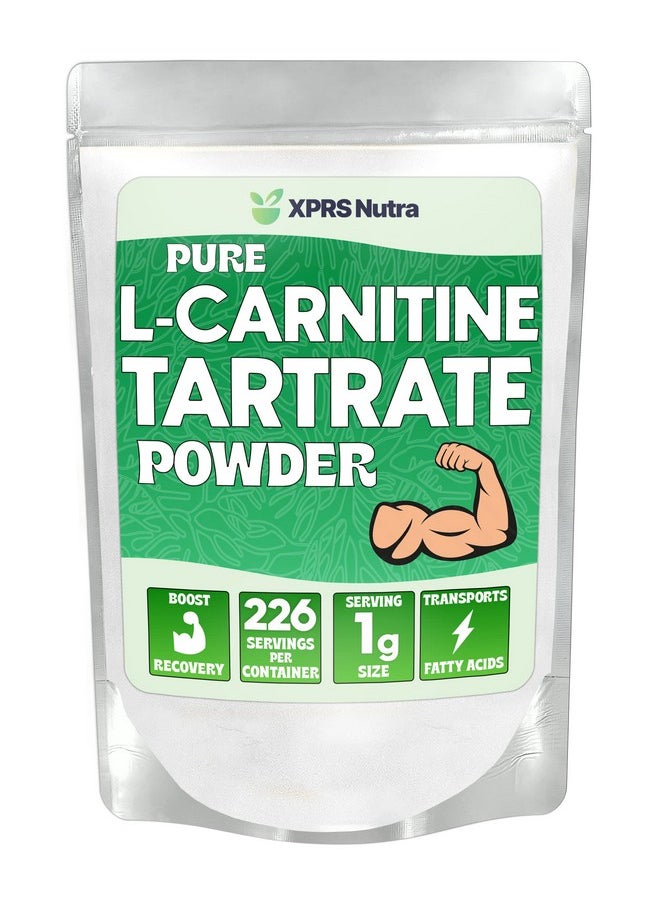 XPRS Nutra L Carnitine L Tartrate Powder - Premium Pure L Carnitine Tartrate - L-Carnitine Powder - Vegan Friendly Bulk L Carnitine Powder - Amino Acid L Carnitine Supplement (8 Ounce)