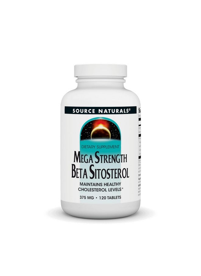 Source Naturals Mega Strength Beta Sitosterol 375mg - 120 Tablets