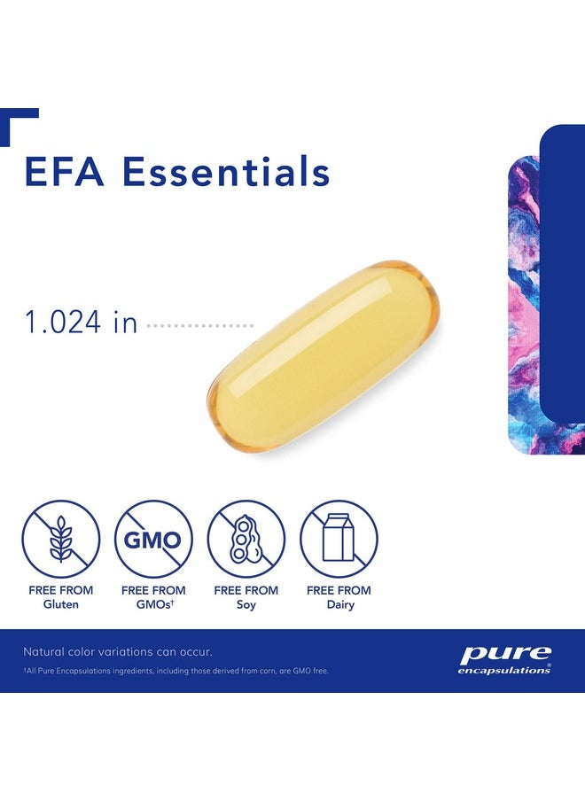 Pure Encapsulations EFA Essentials | Triglyceride-Form Fish Oil and Borage Oil Blend | 120 Softgel Capsules