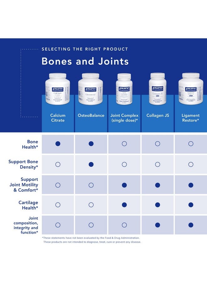 Pure Encapsulations OsteoBalance | Hypoallergenic Supplement to Promote Calcium Absorption and Enhance Healthy Bone Mineralization* | 210 Capsules