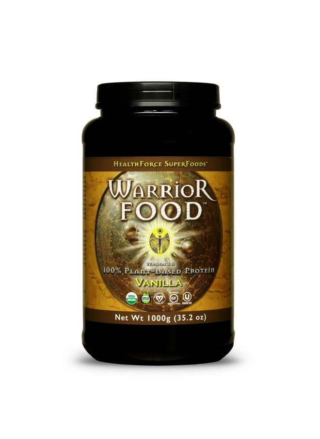 HealthForce SuperFoods Warrior Food Protien Powder - Vanilla Flavor - 1000 Grams