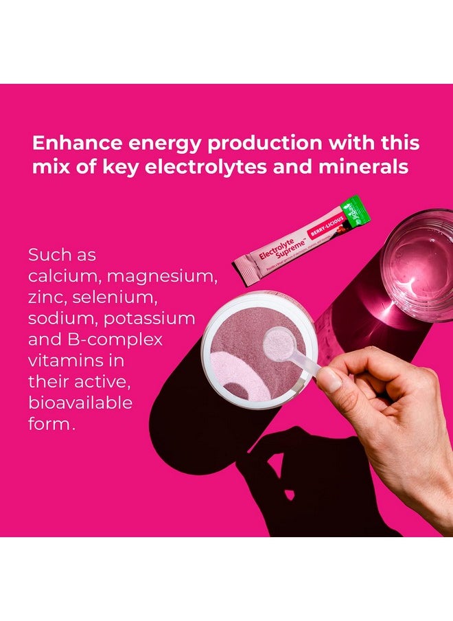 Jigsaw Health Electrolyte Supreme Jar, Berry Licious, 60 Servings