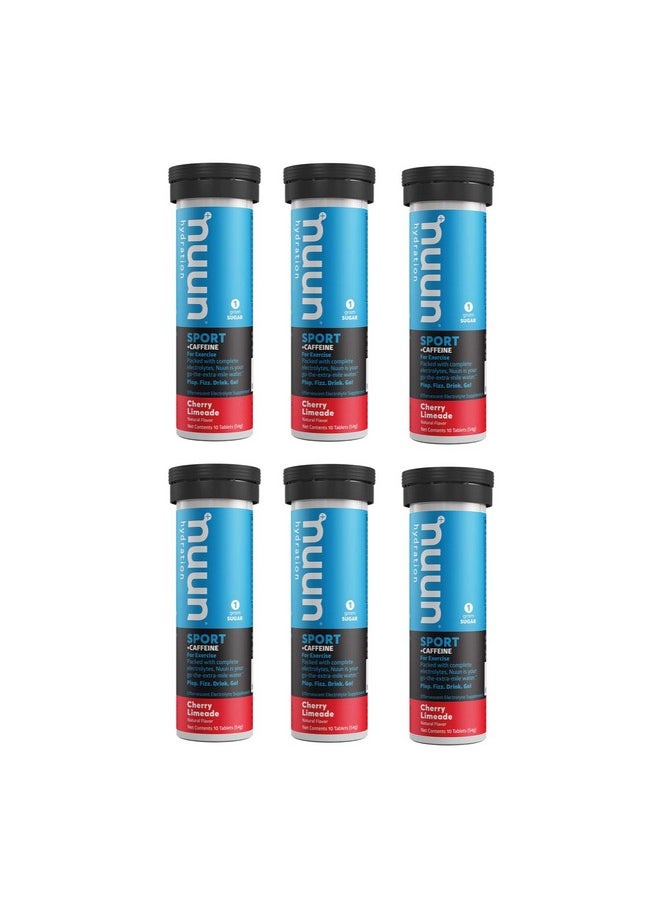 Nuun Energy: Cherry Limeade Electrolyte + Caffeine Tablets (6 Tubes of 10 Tabs)6